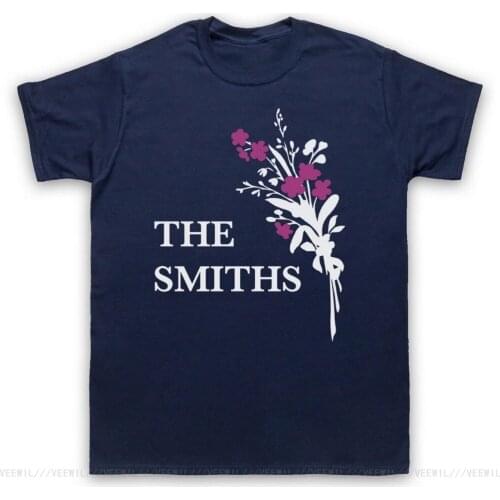 THE SMITHS MORRISSEY FLOWERS UNOFFICIAL T-Shirt MENS LADIES SIZES 5 COLOURS Cotton Plus Size Clothing Tee Shirt
