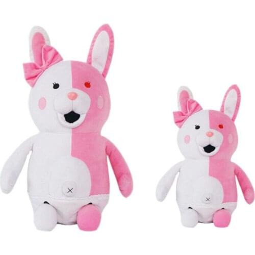 Game Danganronpa Monokuma Black & White Bear Pink Rabbit Plush Doll Toy Stuffed Animal Dangan Ronpa 2 Puppets For Children