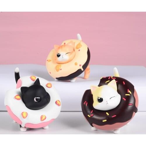 Cat Dessert Series Anime Blind Box Toys Toys for Girls Pucky Babies Collectible Figurines Surprise Boxes Kimetsu No Yaiba Blinds