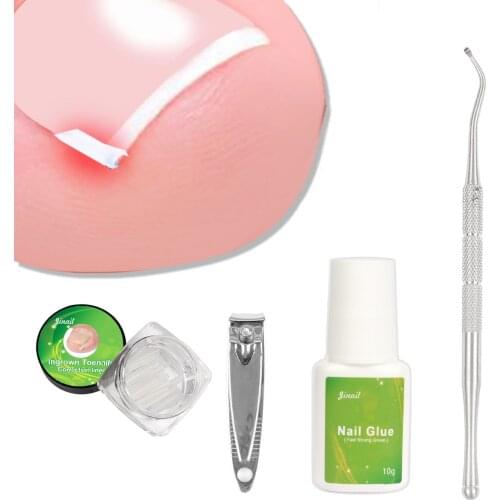 Pedicure Tools Foot File Professional Ingrown Toe Nail Correction Pad Nail Clipper Ingrown Toenail Lifter Glue Pedicure Tools
