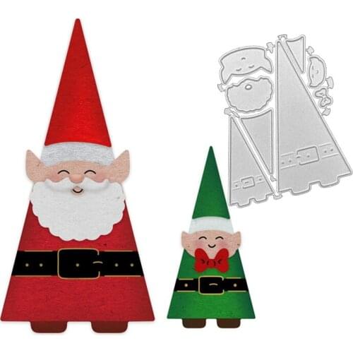Julyarts Father Christmas Metal Cutting Dies New 2020 Moldes Christmas Stencils Die Cut for DIY Scrapbooking Album Paper Card