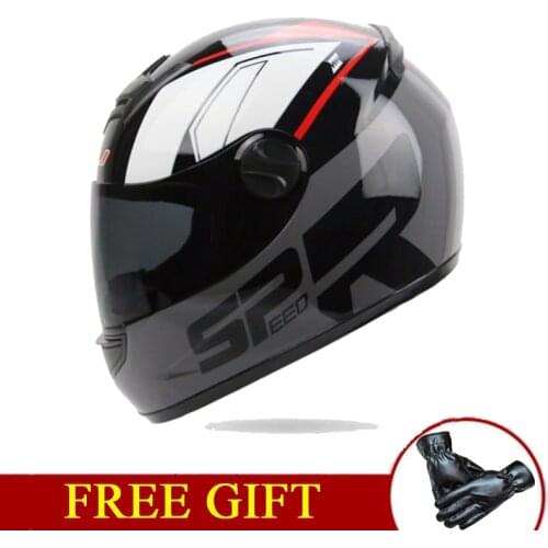 Motorcycle Helmet Casco Moto Men Full Face Helmet Moto Riding ABS Material Casco Motocross Helmet Motorbike Capacete