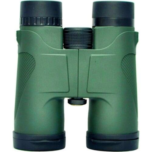 High Quality 10x42 Hunting Binocular Waterproof Telescope Green and Black Binocular Professinal Optic Telescopio Binoculars