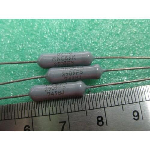 Original new 100% RNC65K2503FS 250K 1% 1/2W metal film fever resistance (Inductor)