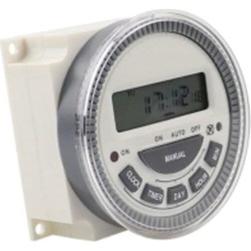 Programmable Timer Switch Relay Digital LCD Power Weekly CN304A AC 220V 5 Pin