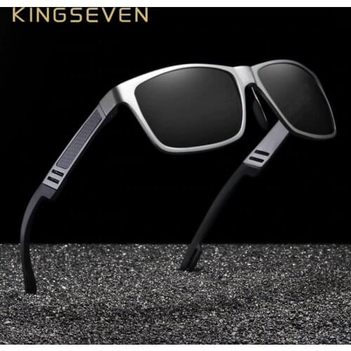 KINGSEVEN Brand New Polarized Sunglasses Men Unisex Metal Frame Driving Glasses Women Retro Sun Glasses Gafas