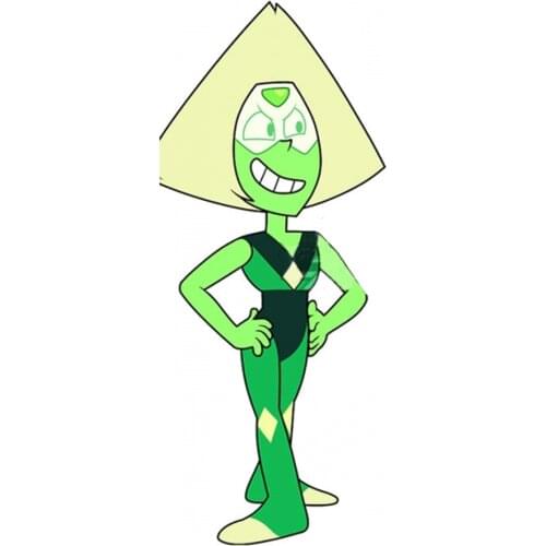 Steven Univers Peridot Cosplay Costume Adult Girls Blue Blcak Jumpsuit Costume L320