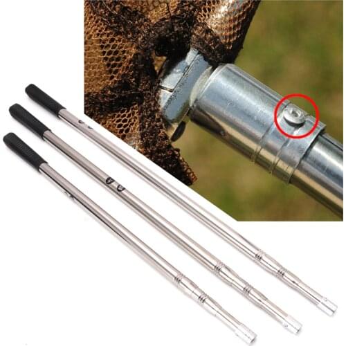 1.5/1.9m Head Prong Harpoon Spear Rod Fish Dip Net Telescopic Bar Pole