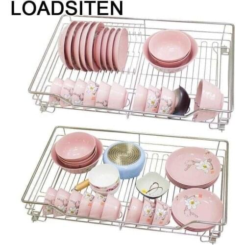 Drawer For Organizer Rangement Cuisine Cestas Para Colgar En La Ducha Stainless Steel Cozinha Cocina Rack Kitchen Cabinet Basket