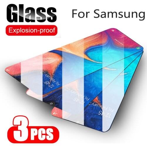 3 PCS Screen Protector for Samsung A20 A 20 Tempered Glass for Samsung Galaxy A10 A30 A40 A 10 A 30 A 40 Glass Film Protective