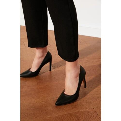 Trendyol Women Classic Heels Shoes TAKSS21TO0073 босоножки женские 2021 chaussure femme Женские туфли туфли на каблуке