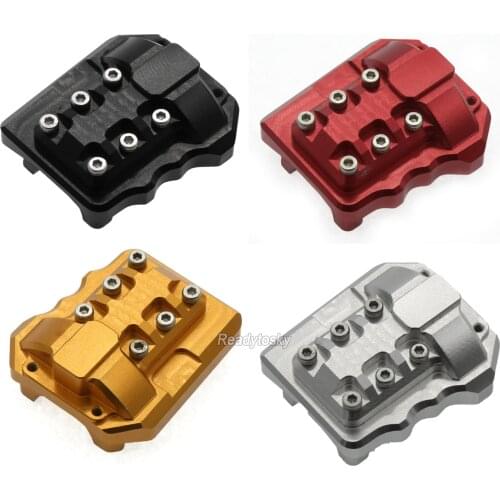 1PCS Aluminum Front or Rear Axle Differential Cover for 1/10 1:10 RC Tracked Vehicle TRX4 TRX6 Model Climbing Parts
