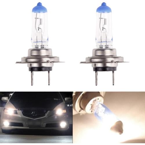 2Pcs Super White High Quality Low Consumption Durable Secure H7 100W LED Halogen Car Driving Headlight Fog Light Bulbs 12V#74367