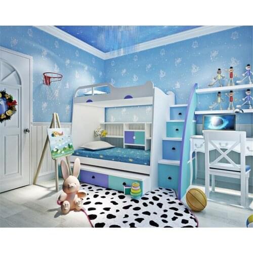 Beibehang wallpaper Fashion personality nonwoven cute child constellation boy girl princess bedroom papel de parede 3d wallpaper
