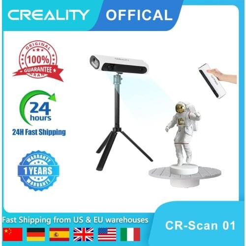 Official Creality CR-Scan 01 3D Scanner Upgraded 0.1mm Accuracy Quick Scan Multi-Pose Alignment Automatic Identification Repair