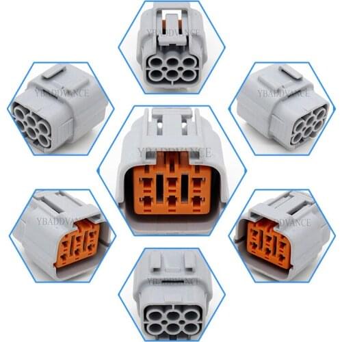 Sumitomo 090 DL Sealed 6 Pin Automotive Electrical Connector 6195-0021 For Throttle Pedal Position Sensor