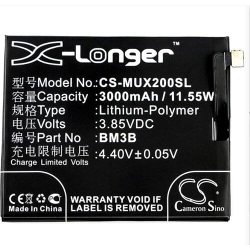 Cameron sino 3000mah battery for XIAOMI M1803D5XA M1803D5XC M1803D5XE M1803D5XT MDE5 Mi Mix 2S 2S Premium Edition Global