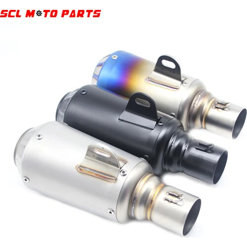 ALconstar-Racing Motorcycle Silencer Exhaust Pipe Yoshimura GP-Force Dirt Bike Muffler Moto Escape Modified For AK MSX125 KTM