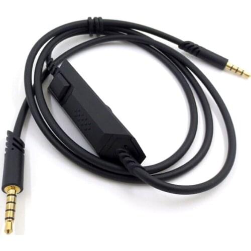 3.5mm Audio Cable Inline Control for Logitech G633 G933 Or For Logitech Astro A10 A40 or For G433/G233 Gaming Headset Headphone