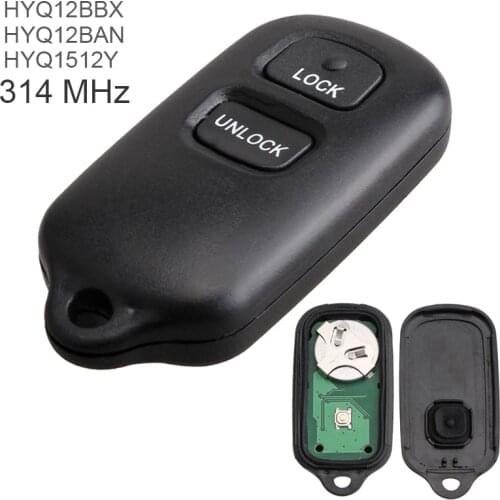 Keyless Uncut Flip Remote Key Fob HYQ12BBX HYQ12BAN HYQ1512Y Fit for 2000-2008 Toyota RAV Cruiser 4Runner Camry Echo Highlander