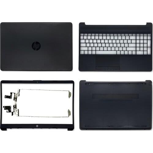 For HP 15-DW 15S-DU 15S-DY Series Laptop LCD Back Cover/Front Bezel/Palmrest/Bottom Case/Hings Top Black Silver L52012-001