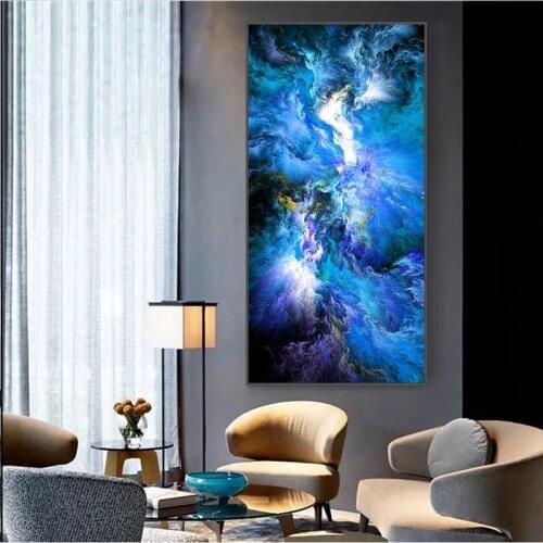 Canvas Paintings Wall Art Canvas Print Landscape Picture Abstract Cloud Painting For Living Room Home Decor No Frame