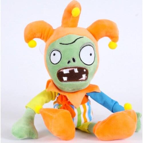 1pcs 30cm Plants vs Zombies Clown Zombies Plush Toys Doll PVZ Clown Zombies Soft Stuffed Toys for Children Kids Gifts