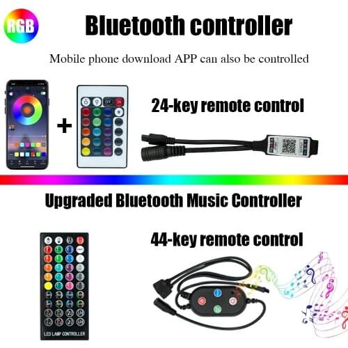 Infrared Bluetooth WIFI RGB RGBW LED controller with for DC 12V RGB 2835 5050 LED strip LED module light