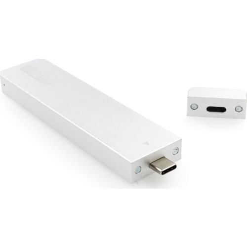 JEYI AVIGATOR m.2 Aluminium TYPEC3.1 Mobile SSD Box Pptibay SSD Case TYPE C3.1 JMS583 m2 USB3.1 M.2 PCIE SSD U.2 PCI-E SATA
