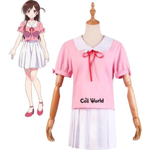 Kanojo Okarishimasu Rent-A-Girlfriend Ichinose Chizuru Mizuhara Chizuru Dress Uniform Anime Customize Cosplay Costumes