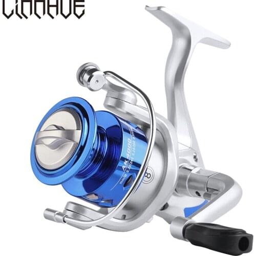 LINNHUE 2020 New Spinning Reel AK 1000-7000 Max Drag 5KG Reel 5.2:1 Metal Drive Gear High Speed Salt Water Fishing Reel