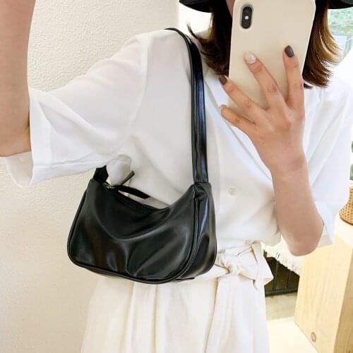 Fashion Women Handbags Leather Totes Ladies Casual Shoulder Female Classic Elegant Shoulder Handbags Underarm Bag Purses