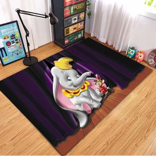Disney Dumbo Floor Mat Carpet Cartoon Anime Winnie the Pooh Home Decorations Living Room Bathroom Bedroom Hotel Door Carpet
