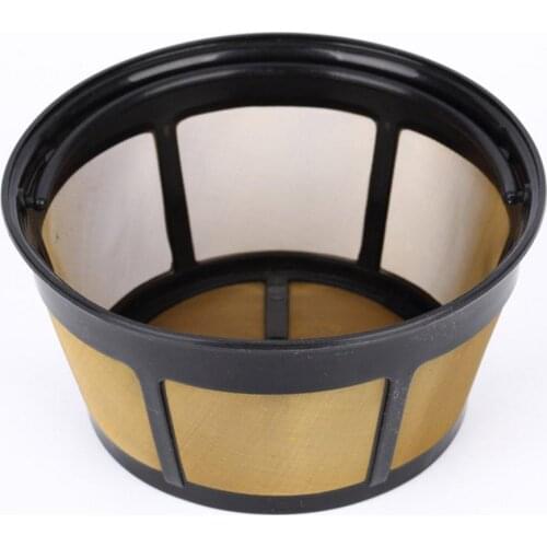 Stainless Steel Basket Reusable High Temperature Resistant Mesh Coffee Filter plastic reusable coffee filter