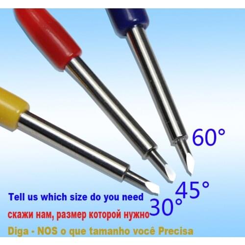 5pcs Roland Blade GCC Vinyl Cutter Plotter Knife 30 45 60 Degree Cemented Carbide Cutting Plotter Blades