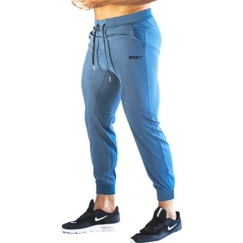 2021 Solid Mens Sweatpants Gyms Jogging Running Pants Men Long Workout Trousers Sportswear Gym Training Pants Jogger Track Pants