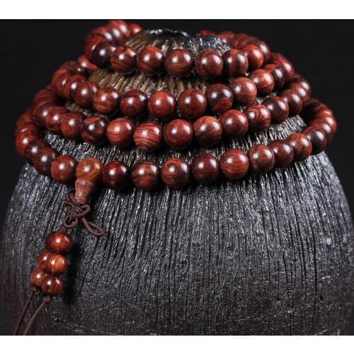Rosewood Willow 0.8 108 Beads Bracelet Round Bead Apple Bead Olive Bead