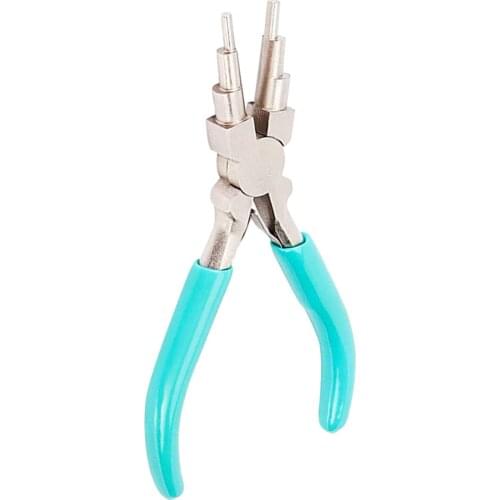 Bail Making Pliers Wire Looping Pliers Heavy Duty for Making 3/4/6/7/8.5/ 9.5mm Loops and Jump Rings