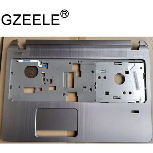 GZEELE New For HP ProBook 450 G2 455 G2 Palmrest Upper Case Cover without TP 791689-001 768139-001 Laptop KB Bezel Cover silver