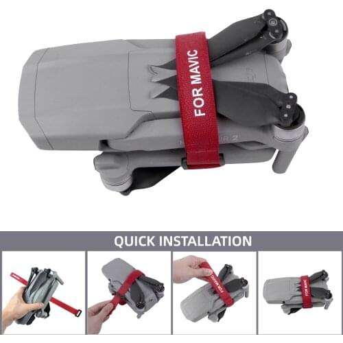 2Pcs Propeller Strap Holder for DJI Mavic Air 2 Magic Sticker Propeller Fixed Strap for DJI Mavic Mini Accessories