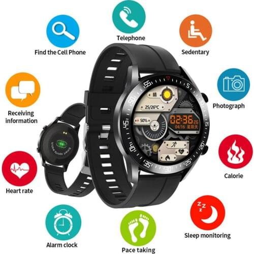Men Women Smart Watch Full Touch Bluetooth Smartwatch Fitness Tracker Heart Rate Blood Pressure Monitor Messages Call Reminder