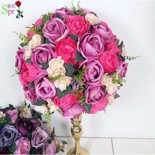 SPR New 40cm dia. wedding table centerpiece flower ball amazing wedding occation artificial flore wedding & party backdrop
