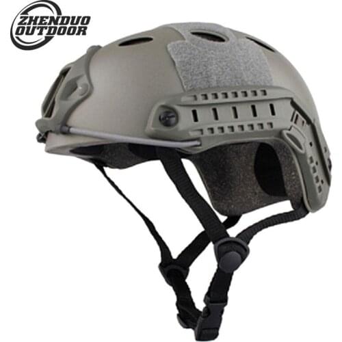 Fast Tactical Helmet PJ Military Fan Protective Helmet Real CS Combat Equipment Outdoor Sports Cycling Helmet