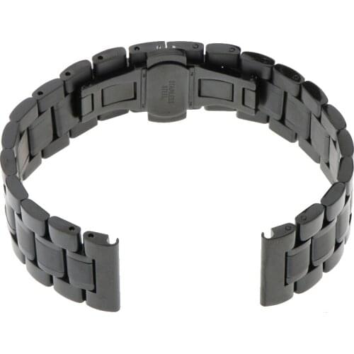 Stainless Steel Butterfly Buckle Clasp For 22mm Strap Replacement