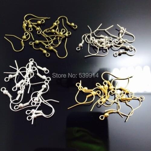 18MM 1000PCS Nickel/Silver/Gold/Bronze Plated Earring Clasps Hooks Jewelry Fittings/Accessories