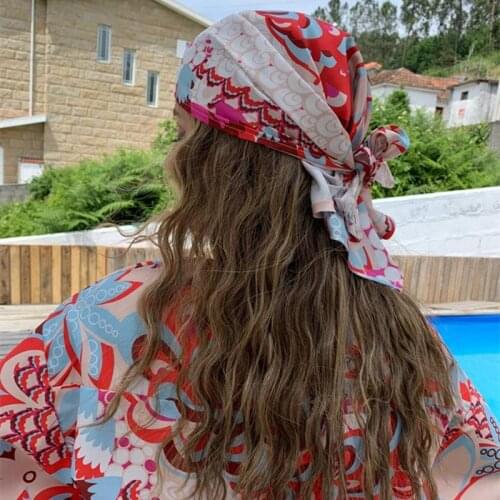 Vintage Totem Floral Print Women Sexy Thin Wrap Scarf Summer Backless Bow Tie Tank