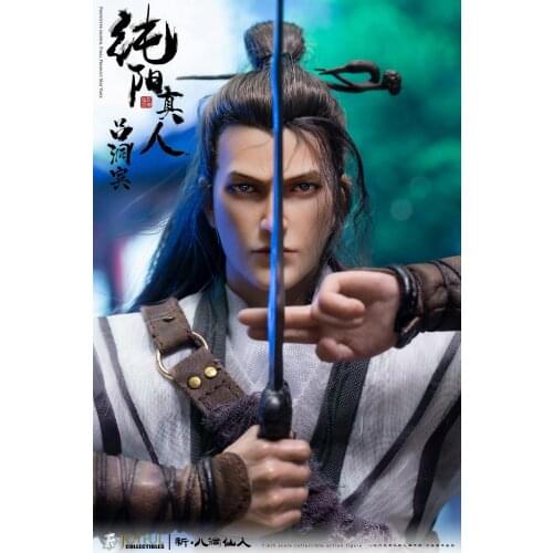 1/6 Eight-dong fairy Chinese mythical character Lu Dongbin 12-inch movable doll in stock