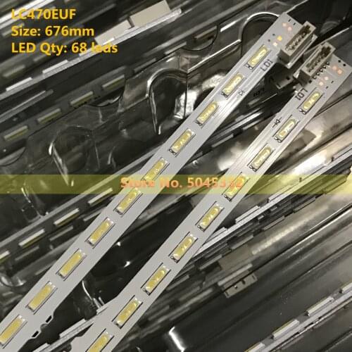 1SET=2PCS For LG LED BACKLIGHT STRIP KDL-47W805A KDL-47W802A Kdl-47W809 KDL-47W807A LC470EUF F LC470EUF-FFP2 LC470EUF-(FF)(P2)