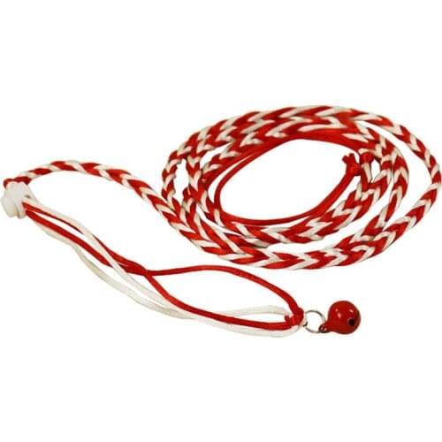 1pc Small Animal Leash Adjustable Braided Rat Leash Hamster Leash With Bell Pet Supplies For Outdoor Pet Accessories