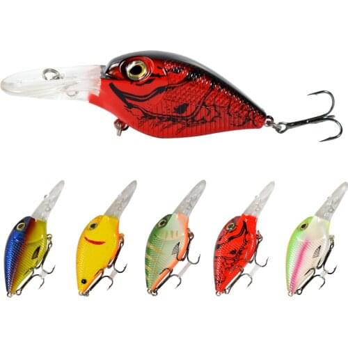 1PCS HighQuality Crankbait Swing Bait Length 9.5cm Weight 18g Diving Depth 3-5m Floating Small Fishing Bait Artificial Hard Bait